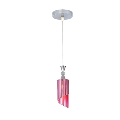 Modern Creative Aluminum Column Geometry 1-Light Pendant Light