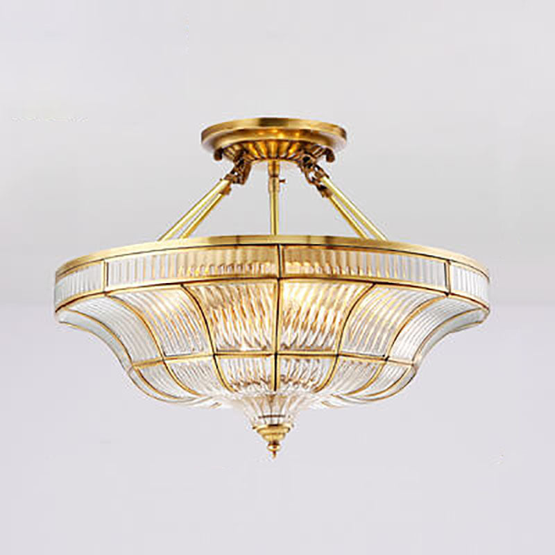 Modern Lights Luxury All-copper 3/6-Light Flush Mount Ceiling Light