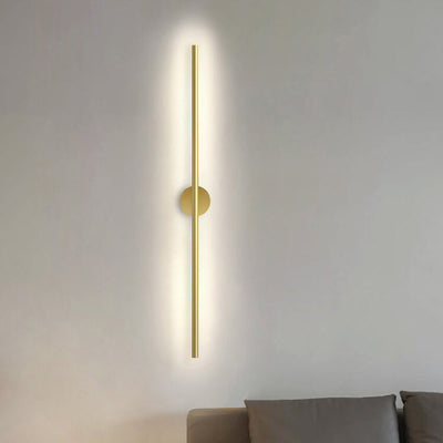 Applique murale LED en forme de bois, lumière moderne et luxueuse, longue bande en aluminium, lampe 