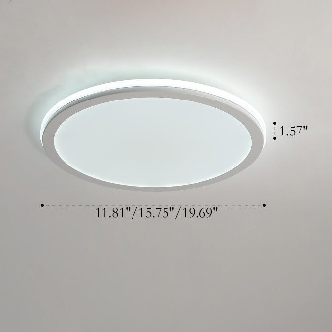 Moderne kreative Kreis-Eisen-LED-Unterputz-Deckenleuchte 